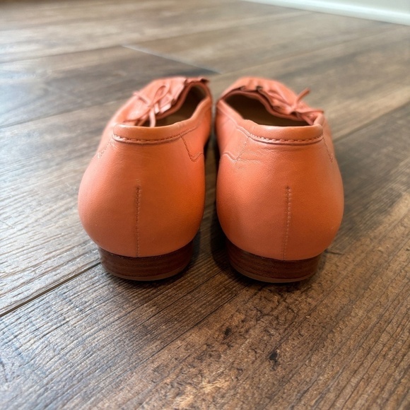 Enzo Angiolini LauraLee Leather Flats Salmon Pink Women's Size 8S - Picture 5 of 8